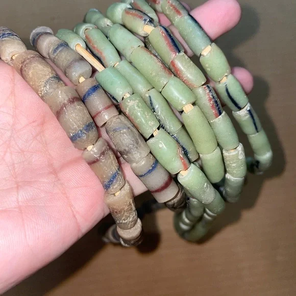 Lot Of 4 Italian vintage African trade beads